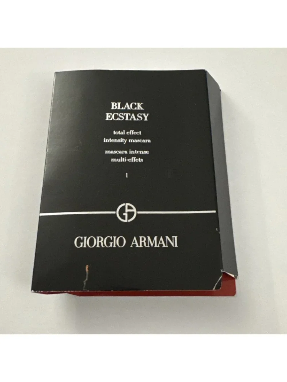 Giorgio Armani Black Ecstasy Total Effect Intensity Mascara 2ml Mini MU1